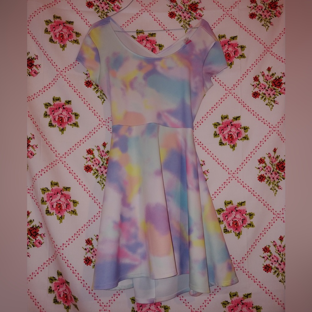 No Boundaries pastel skater dress Large